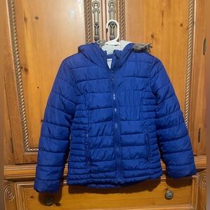Blue Puffer Coat
